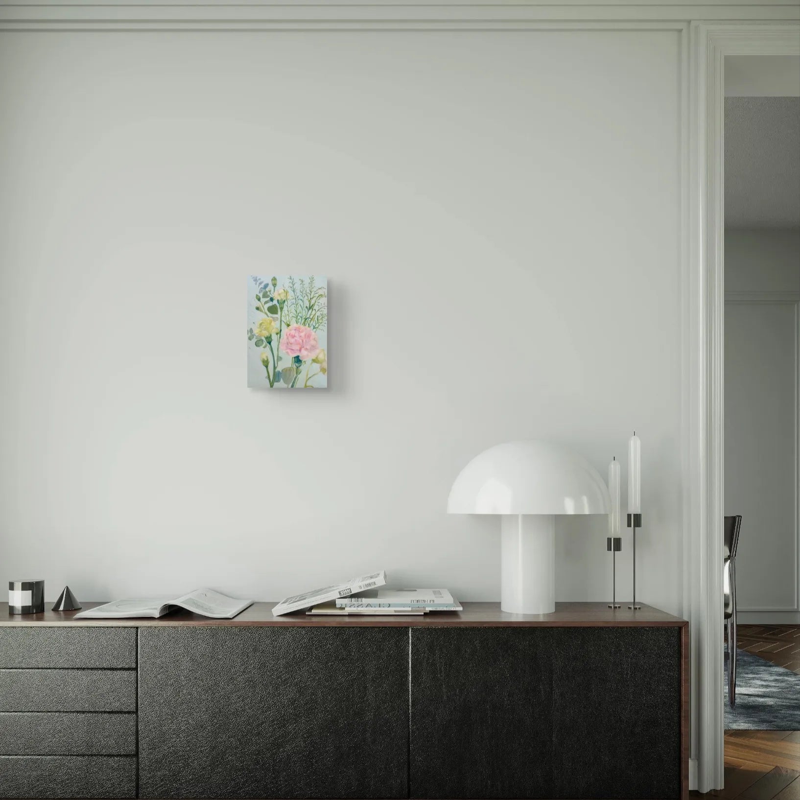 カーネーションとグリーンのブーケ